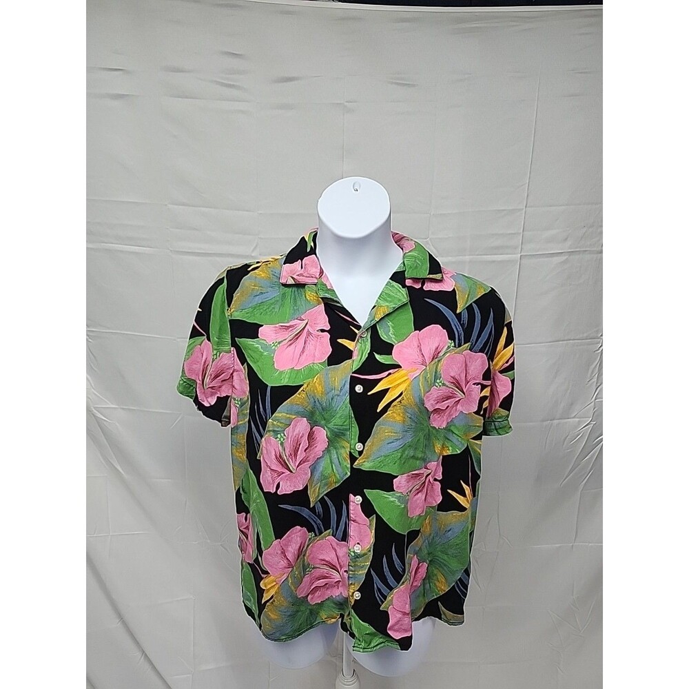 Original Use Colorful Hawaiian Button Front Shirt Mens  Aloha beach SZ XL